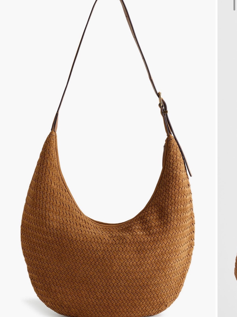 Madewell Woven Hobo Shoulder Bag - Tan